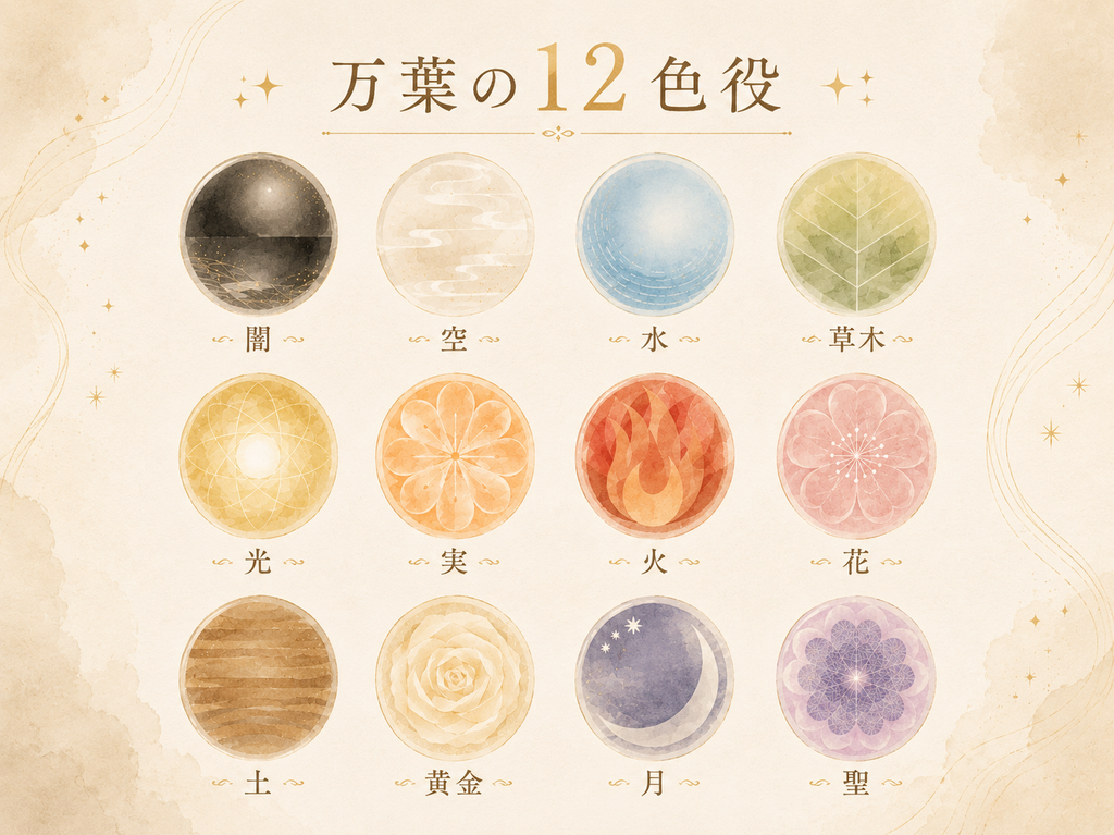 万葉の12色役